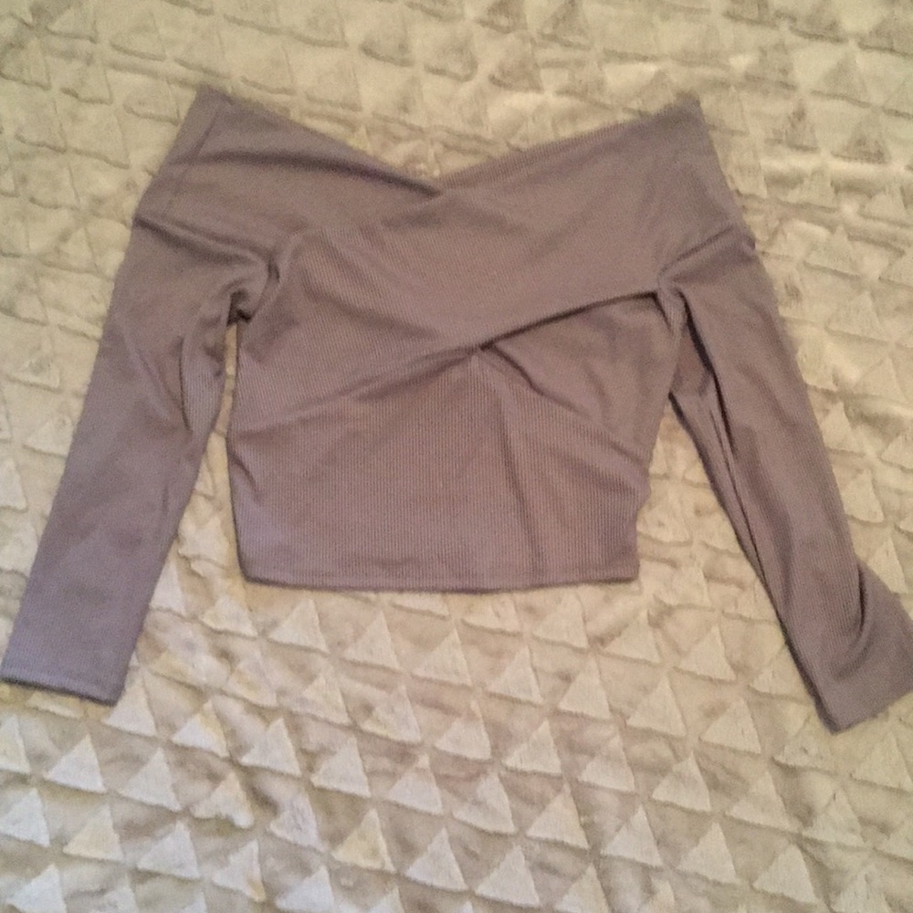 NWOT Forever 21 Cropped Off the Shoulder Top